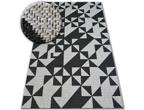 Tapete DYWANY LUSZCZOW Sizal Floorlux 20489 (Cinzento - 60 x 110 cm - Polipropileno)