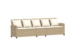 Garden Sofa, Garden Sofas Vidaxl Bege Rattan / Vime (n/a)