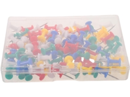 500 Unidades De Tachinhas Plásticas Multicoloridas Com Cabeça Redonda Para Fotos E Recados, Fixação Estável E Versátil