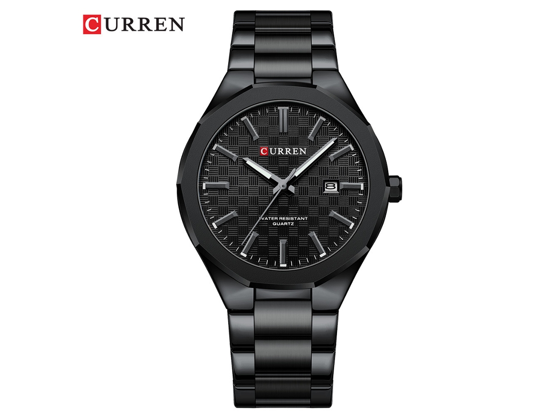 Relógio Masculino de Aço Inoxidável para Negócios, com Movimento de Quartzo, À Prova D'água, Calendário Personalizado e Estilo Casual. MDUG