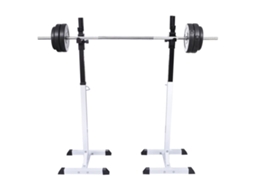Conjunto De Suportes De Halteres Para Agachamentos