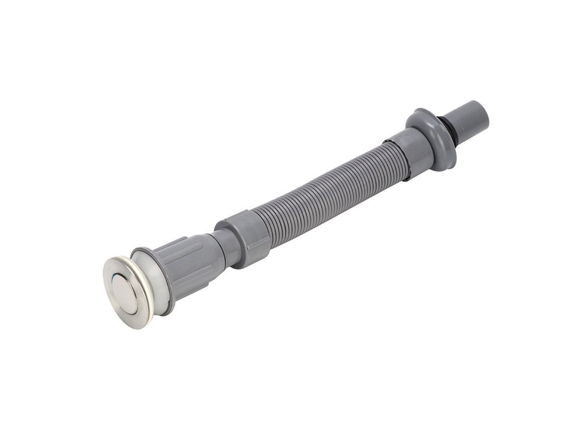 Tubo de esgoto universal em aço e plástico, 80cm | S/MARCA