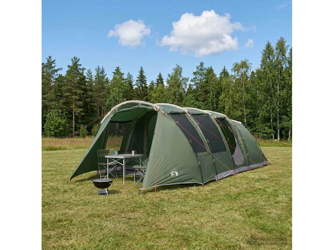 Vidaxl Tenda Túnel 675 X 392 X 210 Cm Verde