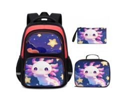 Mochila De Estudante Panoona Gamer Conjunto 3 Peças 17 Pol Crianças Adolescentes Estilo 11