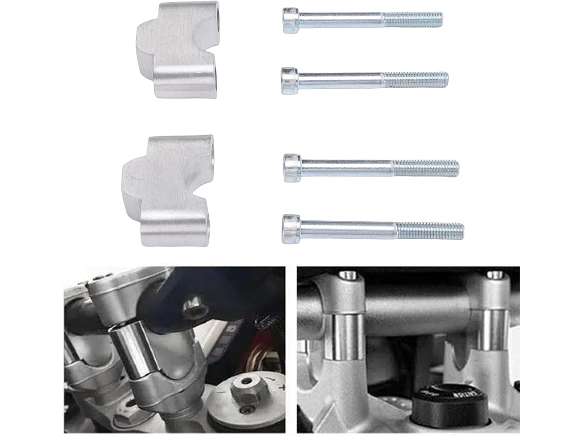 Suporte Lateral para Motocicleta Tuttio em Liga de Alumínio Antiderrapante para Uso Off road. SFUSHOS