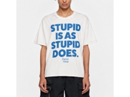 Rockinstone Forrest Gump-stupid Is White Adult T-shirt Size:xxxl