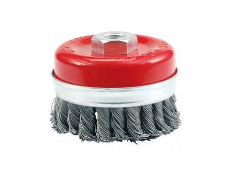 Escova De Arame Torcido Tipo Copo 100mm M14 06976 Vorel