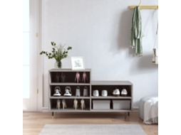 Vidaxl Sapateira 102x36x60 Cm Derivados De Madeira Cinzento Sonoma