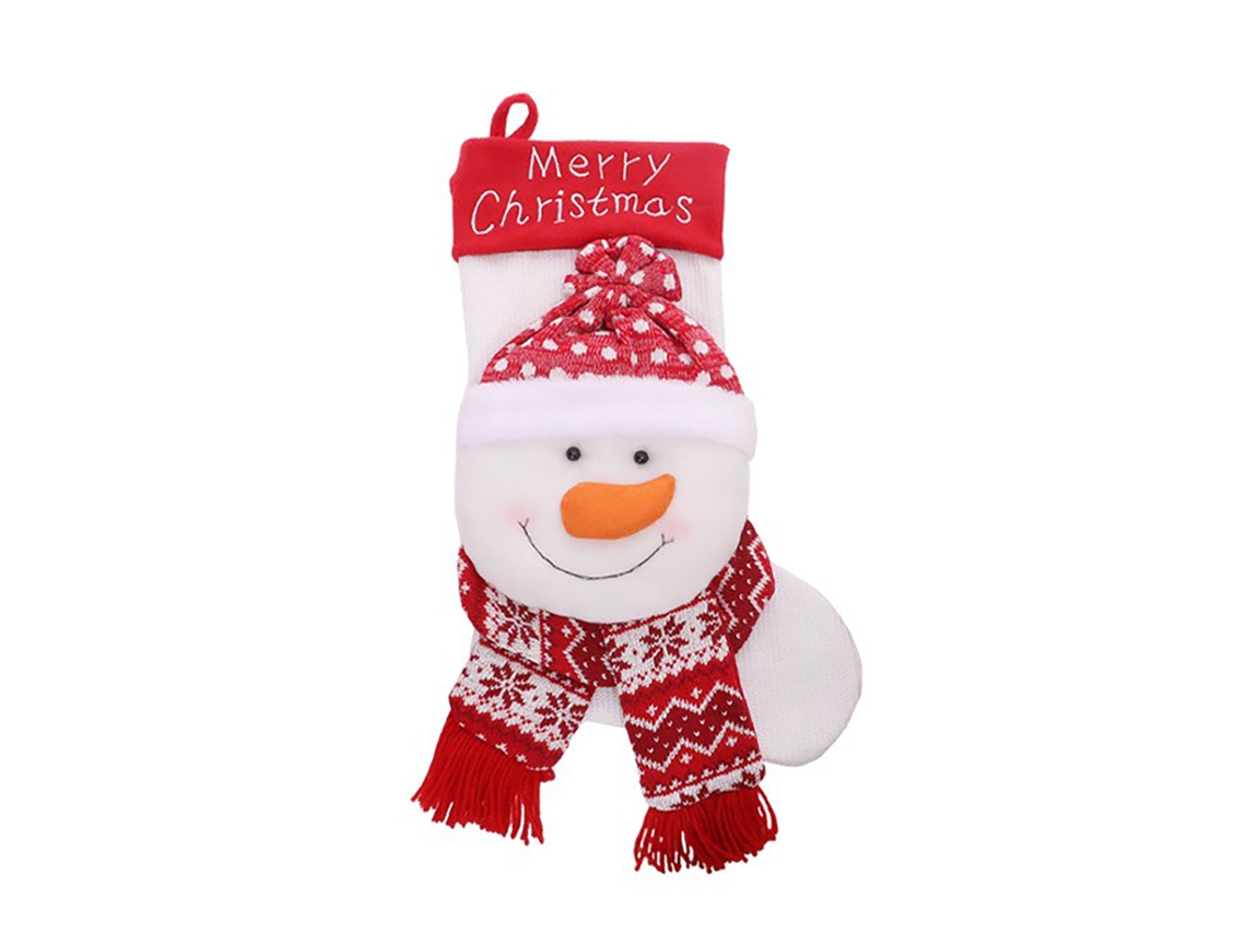 Meias de Natal com Pai Natal, Boneco de Neve e Rena para Crianças LAXISCREED