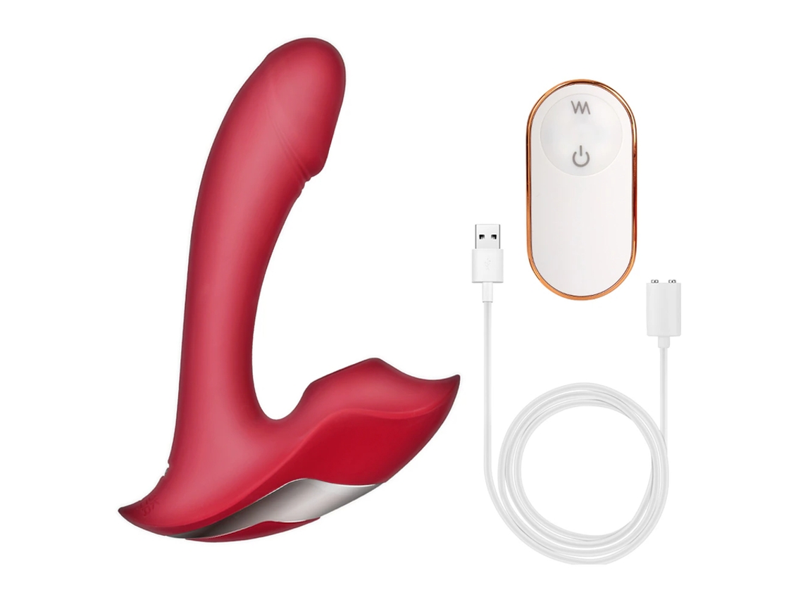 Vibrador De Massagem Por Suco Com Controle Remoto Sem Fio Com 9 Modos (roxo)