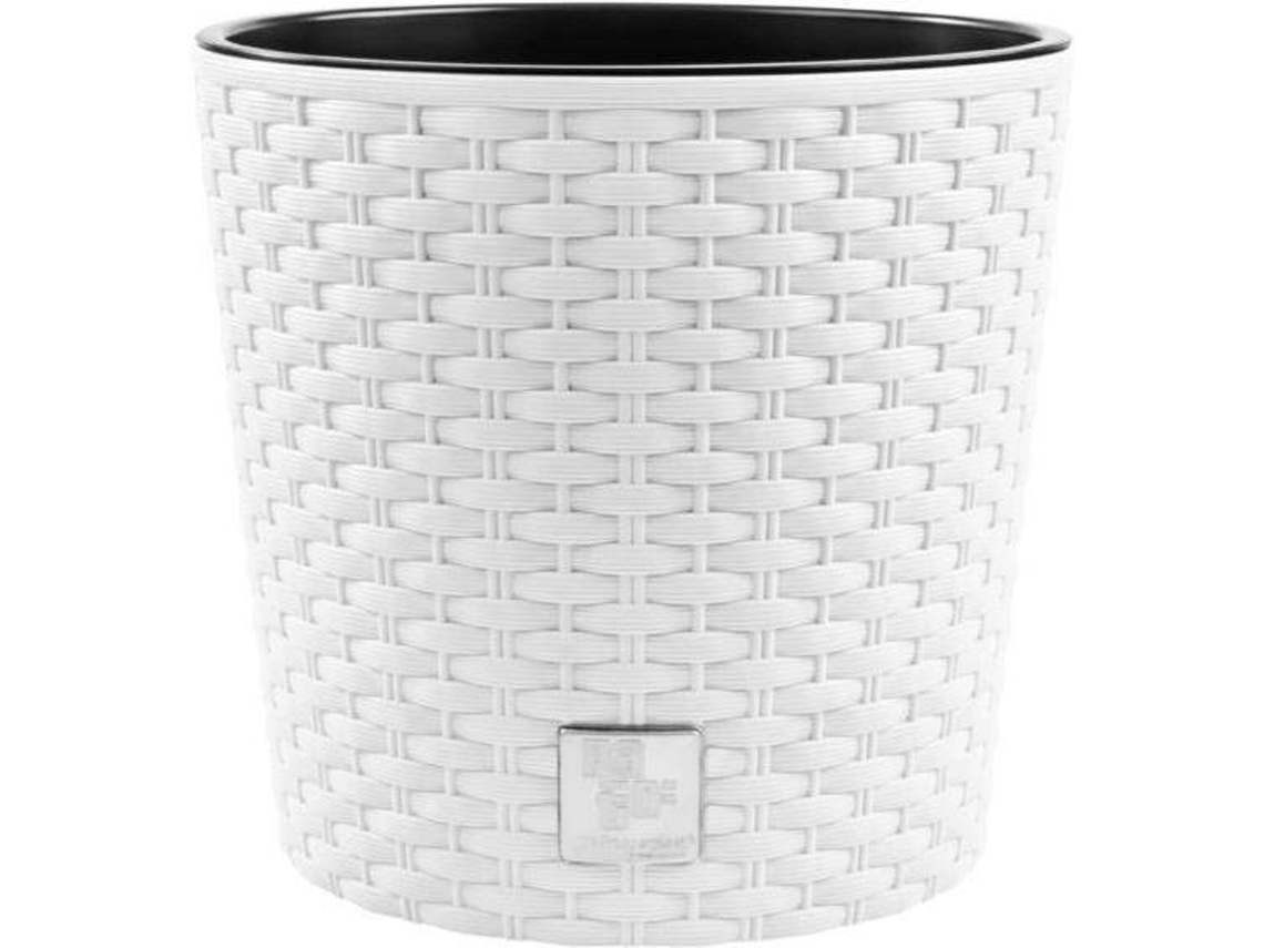 Vaso PROSPERPLAST Rato Round (Branco - 40x37.5cm)