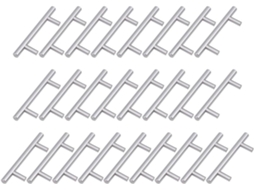 Abaodam Conjunto De 30 Puxadores Aço Inoxidável Para Cômoda Com Acabamento Liso E Resistente À Ferrugem, Design