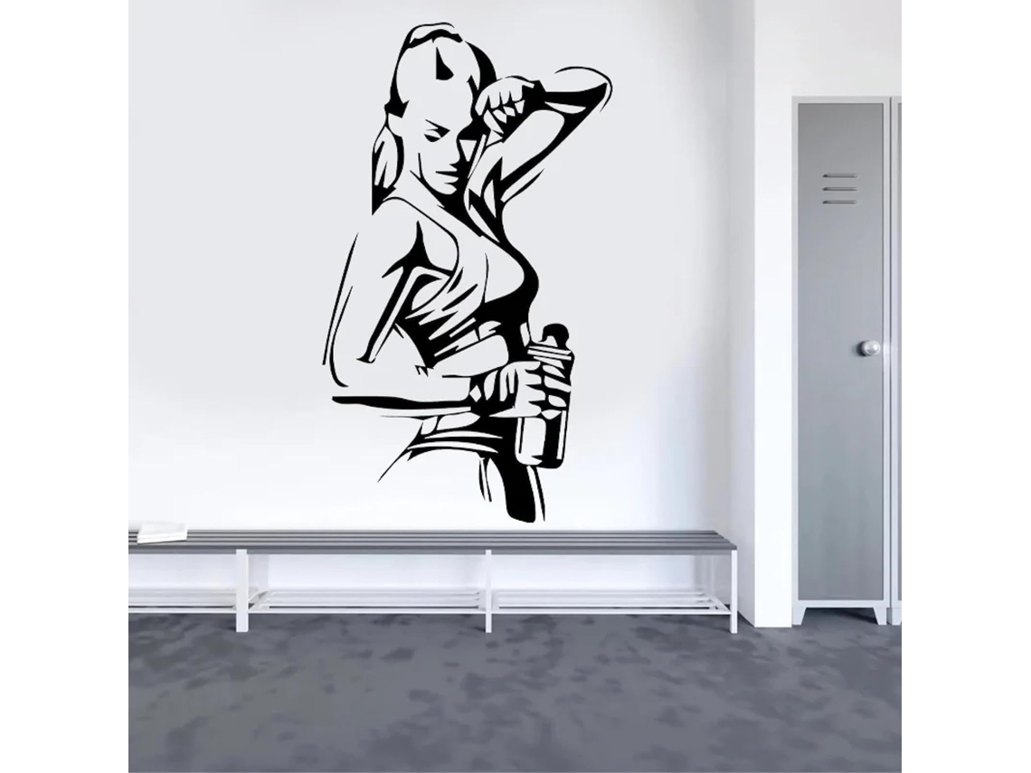 Motivação Esportiva, Fitness, Musculação, Decoração Interior, Salão, Sala De Esporte, Adesivos Muraux Pour Femmes