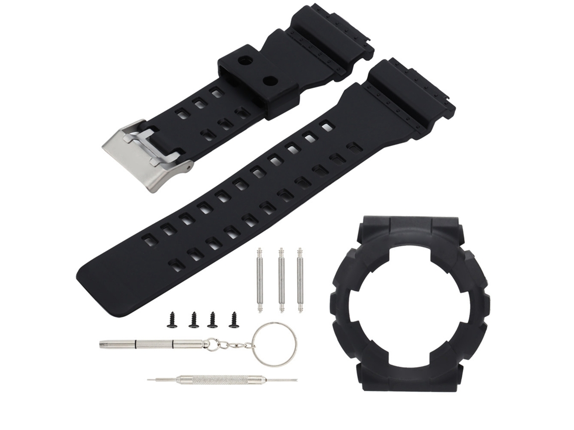 Pulseira Silicone Capa Relógio Casio Ga110 Ga100