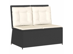 Maison Exclusive - Banco De Jardim Preto Vime Pe