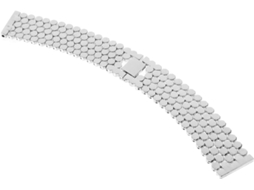 Pulseira De Relógio Em Aço Inoxidável, Comprimento Ajustável, Estilo Clássico.