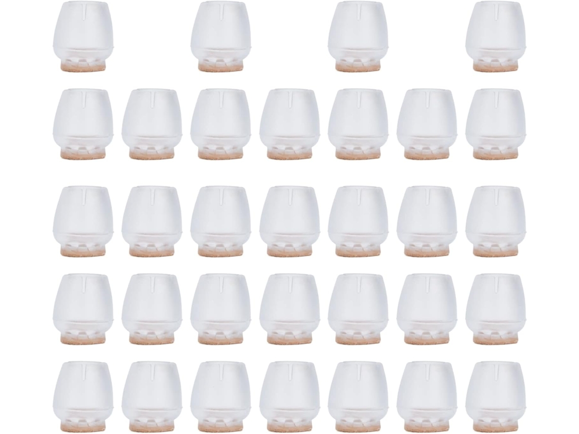 Conjunto De 32 Protetores Silicone Premium Para Pés Móveis,