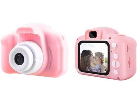 Máquinas Fotográficas para Crianças LKS 1080p com Jogos Embutidos (Rosa)