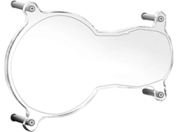 Capinha Protetora Farol Motocicleta Acrílico Bmw R1200gs R1250gs Lc Adventure