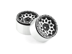 Aro De Liga De Alumínio Beadlock 4pcs 2.2'' 65*35mm Para Carros Controle Remoto Trax4 Scx10 D90 Rc4wd