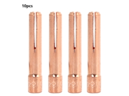Conjunto de 10 peças de corpo cônico de cobre 13n21-24 para tocha de soldagem TIG (13n22m) - Consumíveis de soldagem