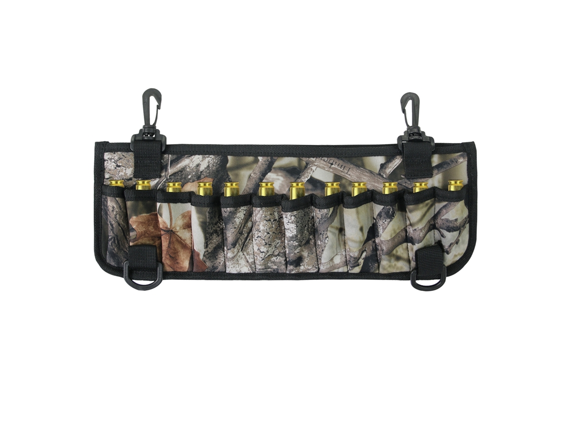 Porta Cartuchos Camuflado de Neoprene com Clip para Caça Outdoor Bolso Grande 24 Molduras S/MARCA