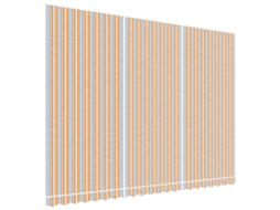 Tecido de substituição para toldo VIDAXL Multicolor Tecido (480x345 cm)