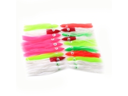 Lure (special For Sea Fishing, Luminous Fish Attracting) Soft Octopus Mackerel Squid Bait Mixed Color Pack 18cm 20pcs/bag