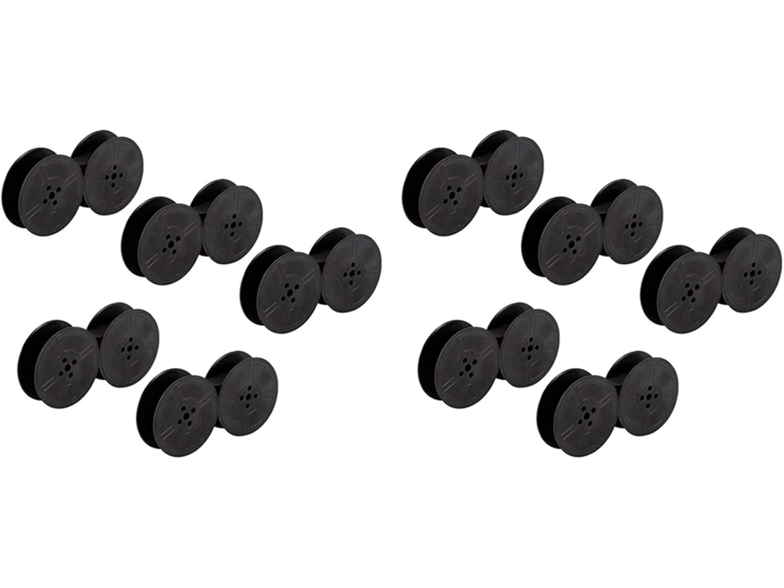 Conjunto De 10 Bobinas Duplas De Reposição Para Máquinas De Escrever, Compatíveis Com A Maioria Das Gokoco