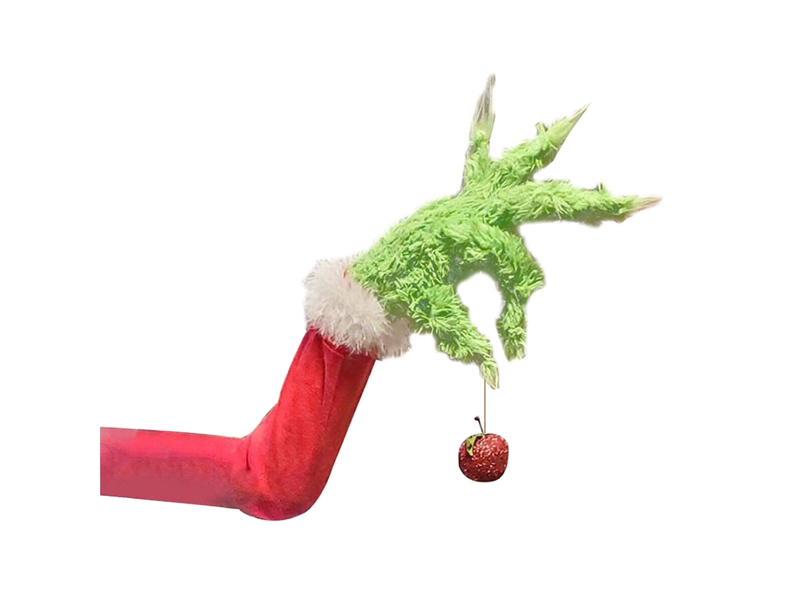 Decoração de árvore de natal grinch verde monstro para festas LAXISCREED