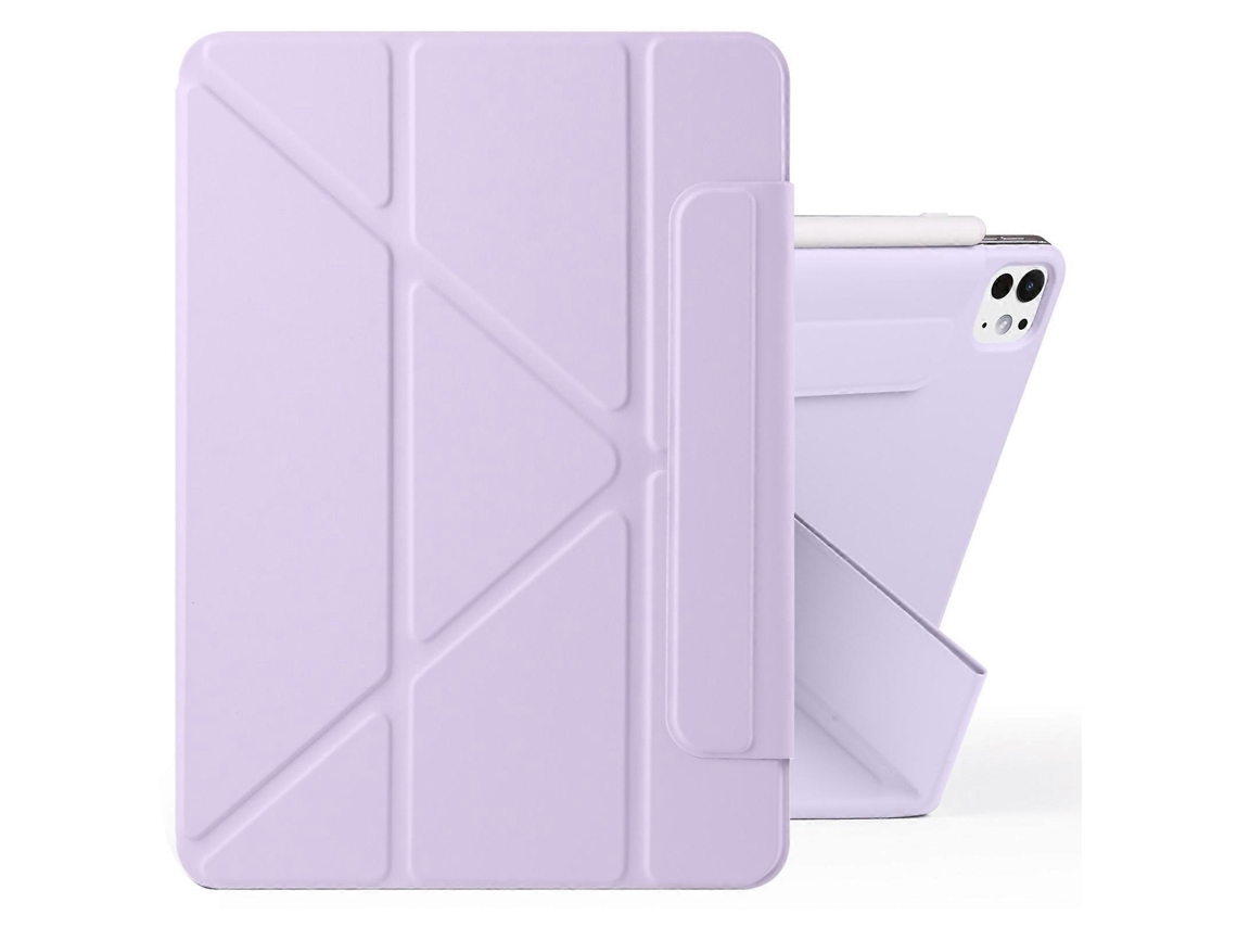 Capa de couro Webake para tablet com deformação magnética e fivela fixa