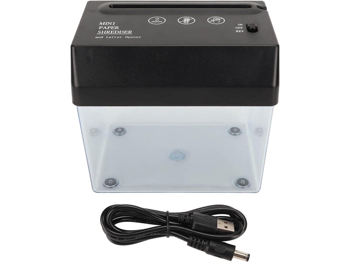 Destructeur De Papier Usb, 2 Feuilles A6/a4 Mini Coupe-documents Outil De Coupe De Déchiqueteuse