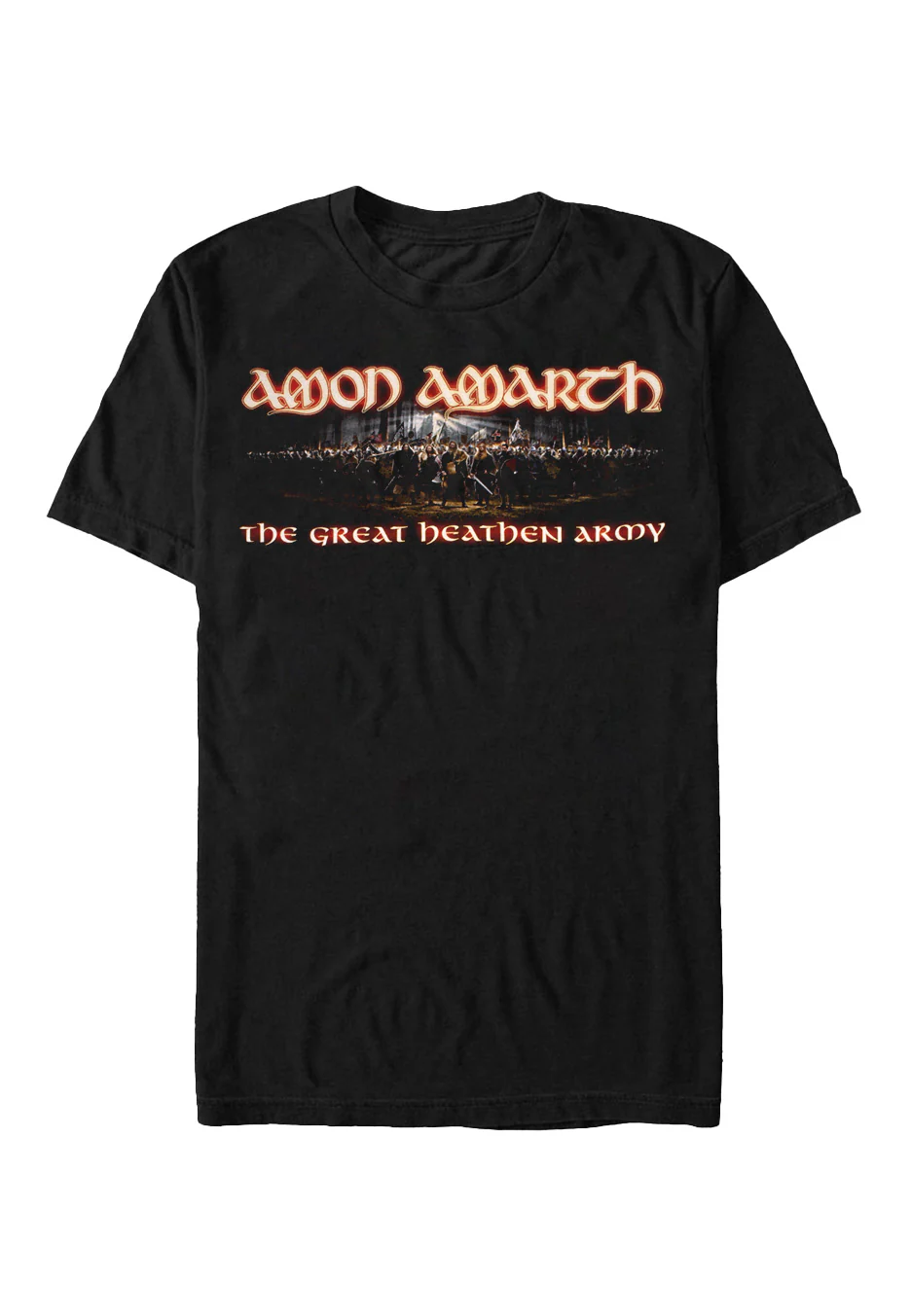 Size:xl Rockinstone Amon Amarth - The Great Heaten Army (full Army) - T-shirt Unisex Adults