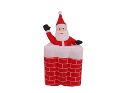 Laxiscreed Papai Noel Inflável De 1,6m Com Iluminação Para Decoração Natal Interior E Exterior