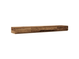 Mesa De Cabeceira Estilo Industrial Vidaxl Castanho Madeira Recuperada Maciça (180x36.5x16.5cm)