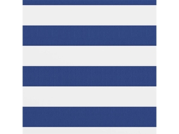 Tela de Varanda MAISON EXCLUSIVE em Tecido Oxford Branco e Azul (120x500 cm)
