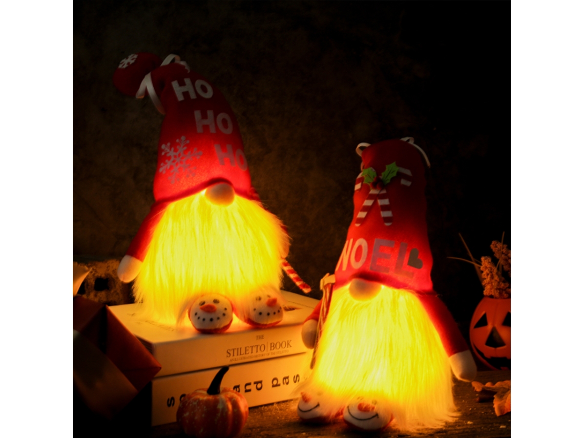 Boneca De Natal Iluminada (boneca Brilhante Sem Rosto) Eoocoo