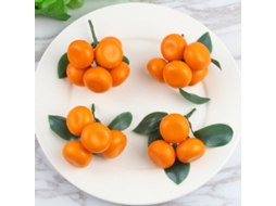 Pêssegos Falsos Mini Laranja Para Decoração