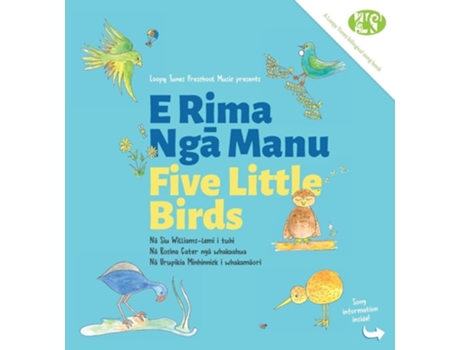 Livro Five Little Birds E Rima Nga Manu De Siu Williams-lemi (inglês)