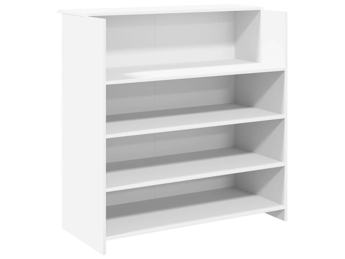 Varanda de recepção branca 100x50x103,5 cm em madeira projetada MAISON EXCLUSIVE