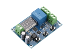 Módulo De Proteção De Carregamento/descarregamento Bateria 6-40v Com Voltmeter E Temporizador