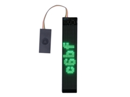 Letreiro Led Flexível Programável com Matriz Verde para Loja Carro Bar Hotel Rolamento Bluetooth | S/MARCA