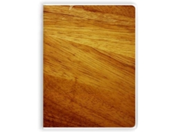 Carnet De Notas En Bois Com Sopa De Cobertura Motivo Rayures Irregulares