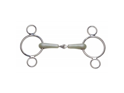 Bridões Ajustáveis com Flexi 3 Argolas Prateado 145 Mmfeeling
