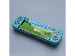Controle Sem Fio Bluetooth YUNZII D3 para Celulares Controle Extensível V3 Serene Blue