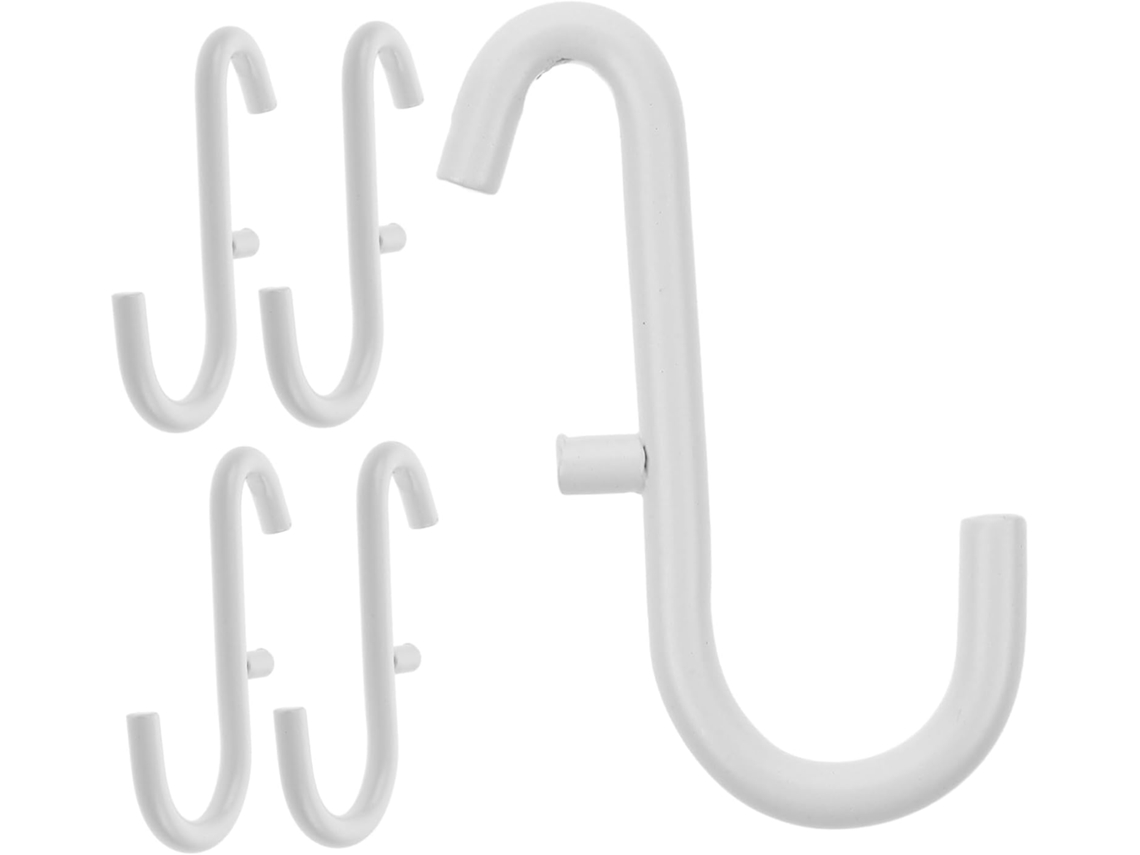 Suporte De Armazenamento Para Painel Perfurado 5 Peças Com Ganchos Pai