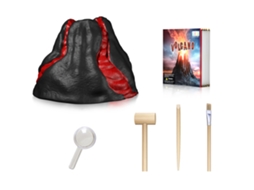 Primerox kit de Escavação Vulcão Brinquedo Científico para Crianças com Gemas e Ferramentas