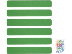 Tiras de feltro autoadesivas para quadros de avisos, material EVA prático e durável, ideal para cabeçalhos de escolas e outros ambientes.