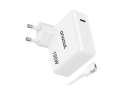 Carregador rápido universal para laptop 100 W tipo C Andowl Q Kc03 branco