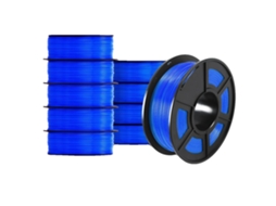 Filamento 3d, Biodegradã¡vel, Excelente Resistãªncia, Petg Azul 10 Rolos Oem